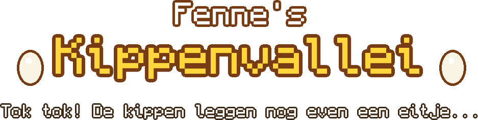 Fenne's Kippenvallei. Tok tok! De kippen leggen nog even een eitje...